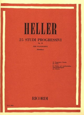 Stephen Heller - 25 Studi Progressivi Op. 46