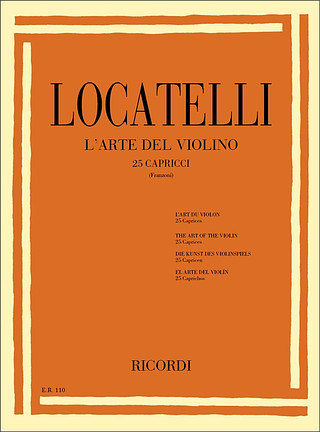 Pietro Antonio Locatelli - Arte Del VioliNo. 25 Capricci Tolti Dai 12 Concerti