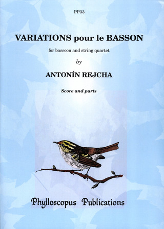 Anton Reicha - Variations Score And Parts