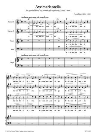 Franz Liszt: Ave maris stella