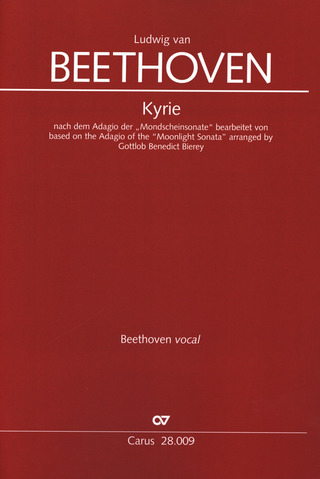 Ludwig van Beethoven - Kyrie based on the Adagio of the so-called "Moonlight Sonata"