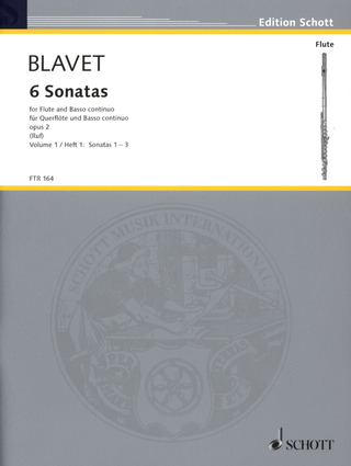 Michel Blavet - 6 Sonatas op. 2/1-3