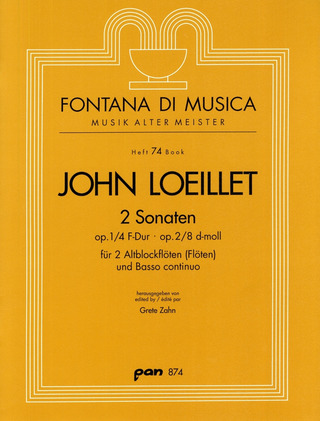 Jean-Baptiste Loeillet - 2 Triosonaten