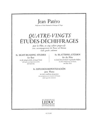 Jean Patero: 80 Etudes de Dechiffrages Vol.5