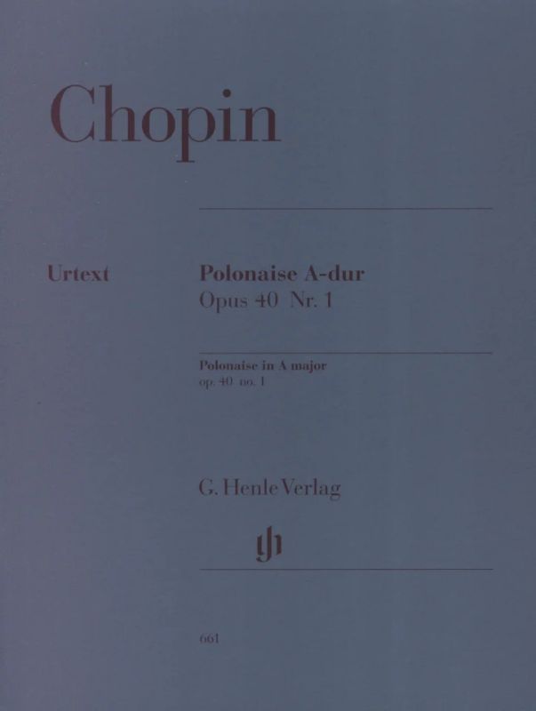 Frédéric Chopin - Polonaise en La majeur op. 40/1
