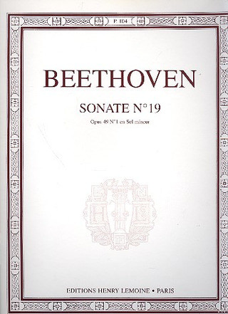 Ludwig van Beethoven - Sonate n°19 en sol min. Op.49 n°1