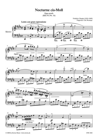 Frédéric Chopin: Nocturne cis-Moll