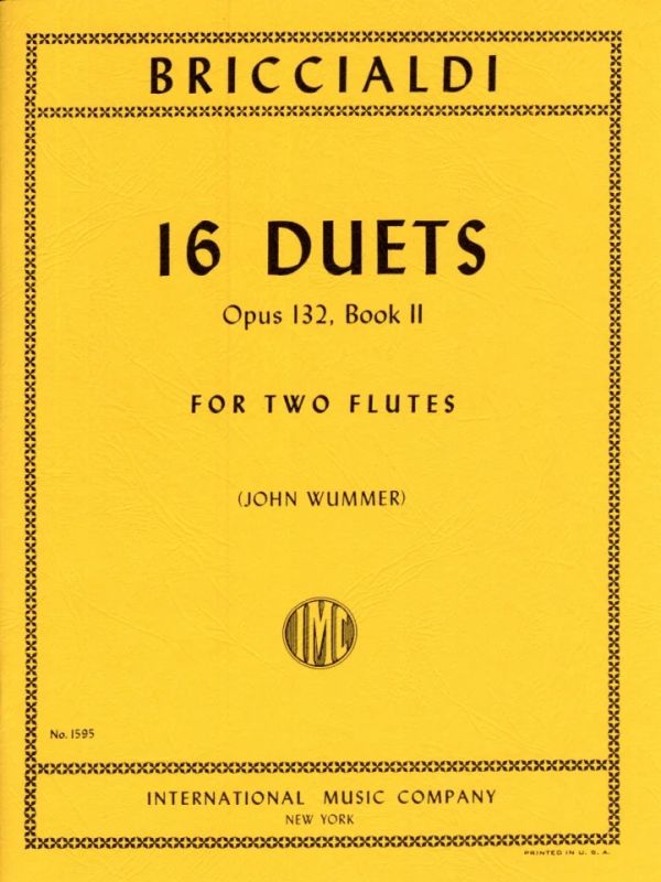 Giulio Briccialdi - 16 Duets Opus 132 Book 2