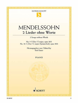 Felix Mendelssohn Bartholdy - 2 Songs without Words
