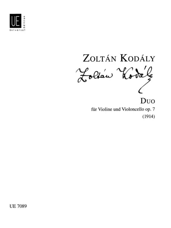 Zoltán Kodály - Duo op. 7
