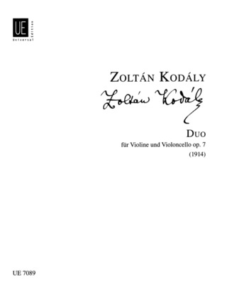 Zoltán Kodály: Duo op. 7