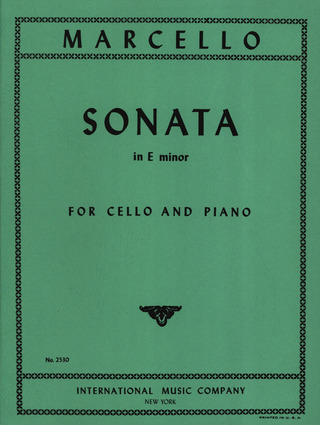 Benedetto Marcello - Sonata in E minor [Schroeder]