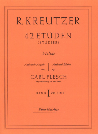 Rodolphe Kreutzer - 42 Etüden, Band 1
