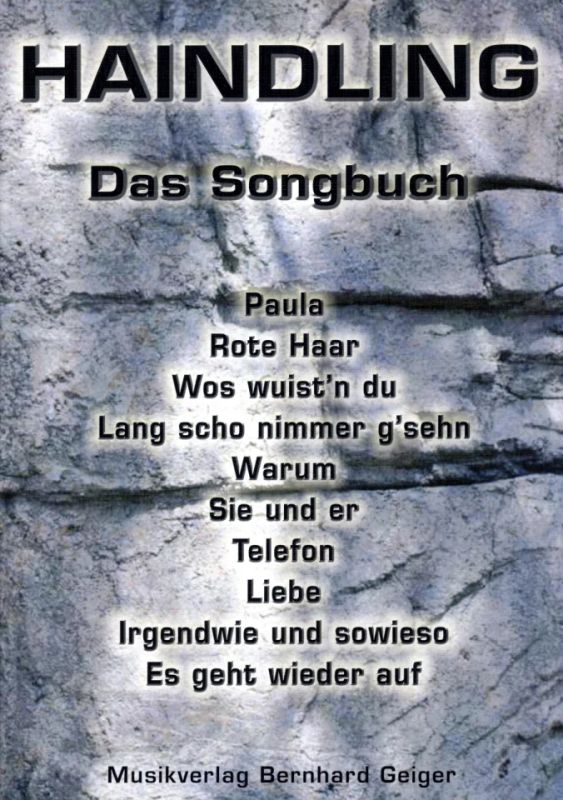 Hans-Jürgen Buchner - Haindling – Das Songbuch 1