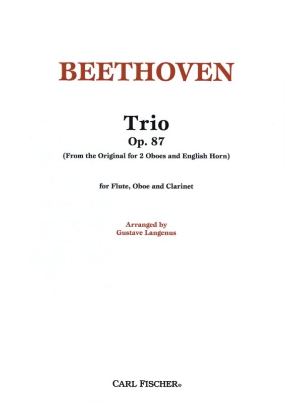 Ludwig van Beethoven - Trio op.  87