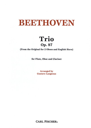 Ludwig van Beethoven: Trio op.  87