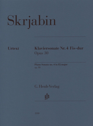 Scriabin, Alexander Nikolayevich - Klaviersonate Nr. 4 op. 30