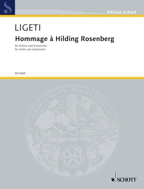 György Ligeti - Hommage à Hilding Rosenberg