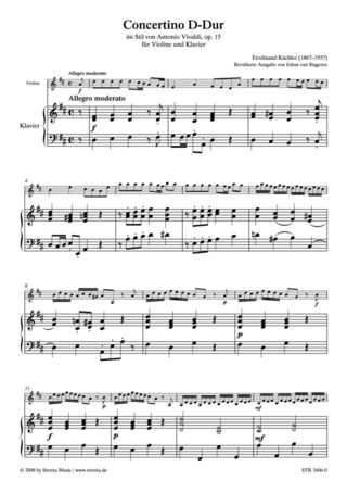 Ferdinand Küchler: Concertino D-Dur
