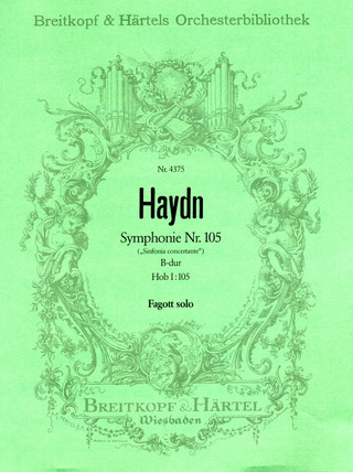 Joseph Haydn: Sinfonia concertante B-Dur Hob I:105