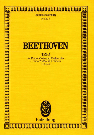 Ludwig van Beethoven - Klaviertrio Nr. 3  c-Moll op. 1/3 (1795)