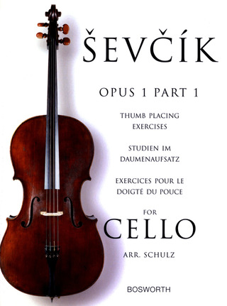 Otakar Ševčík - Thumb Placing Exercises for Cello Op.1 Part 1