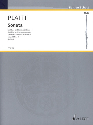 Giovanni Benedetto Platti - Sonata e-Moll op. 3/3