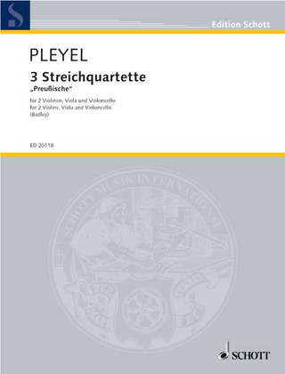 Ignaz Josef Pleyel - 3 String Quartets