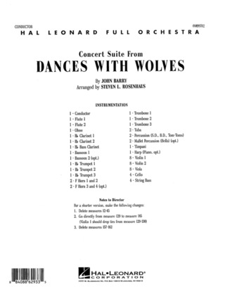 John Barry - Concert Suite From Dances With Wolves