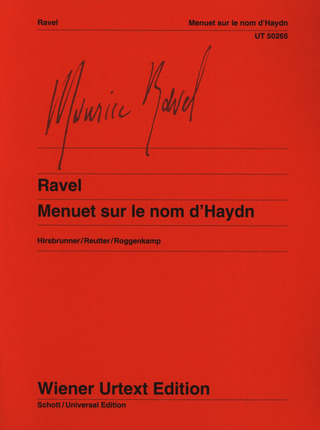 Maurice Ravel - Menuet sur le nom d'Haydn