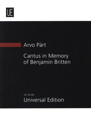 Arvo Pärt: Cantus in Memory of Benjamin Britten