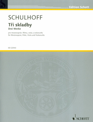 Erwin Schulhoff - Three pieces
