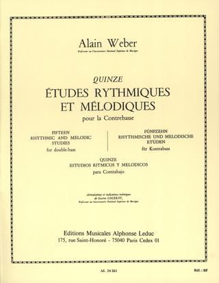 Alain Weber - 15 Rhythmic And Melodic Studies
