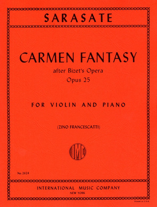 Pablo de Sarasate - Carmen Fantasy op. 25