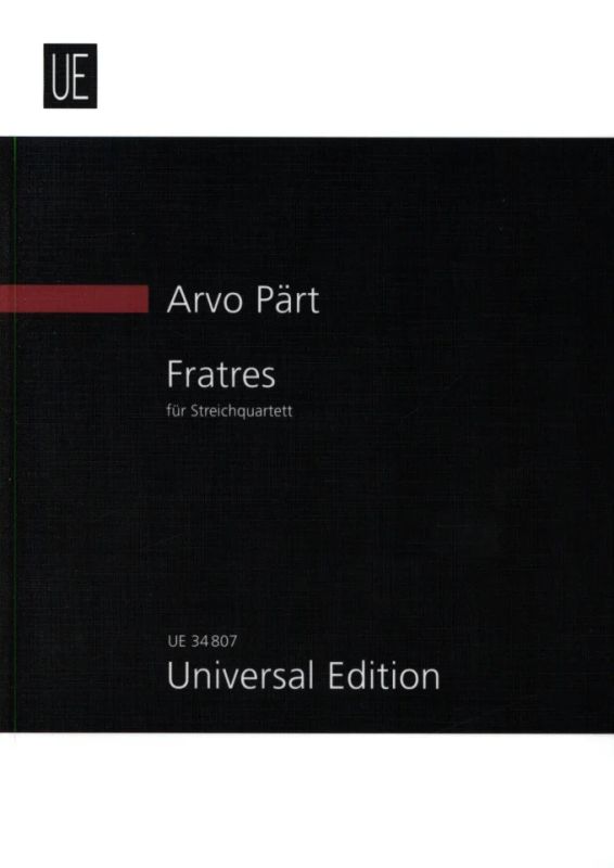 Fratres von Arvo Pärt | im Stretta Noten Shop kaufen