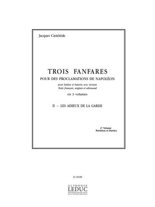 Jacques Castérède: 3 Fanfares pour des Proclamations de Napoleon v 2