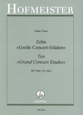 Oskar Franz - 10 große "Concert-Etüden"