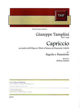 Giuseppe Tamplini - Capriccio Su Motivi dell'Opera