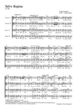 Franz Schubert: Salve Regina in C C-Dur D 811 (1824)