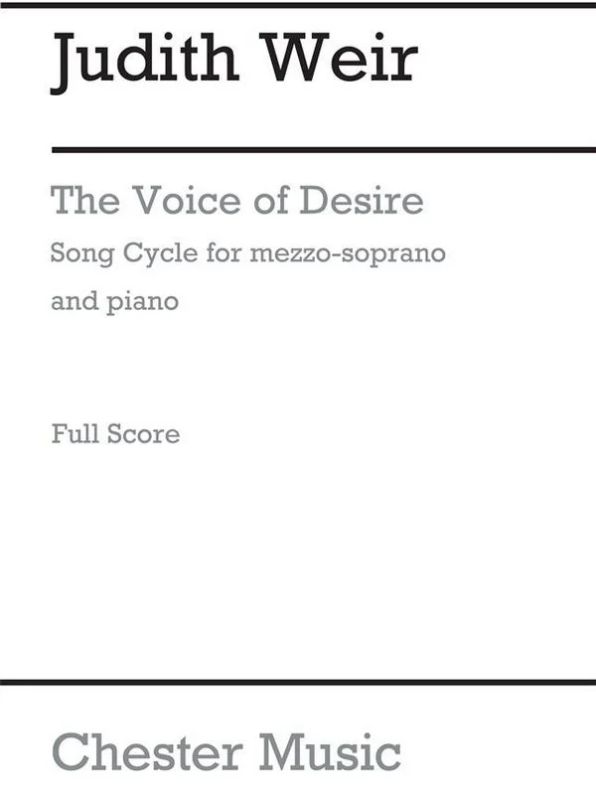 Judith Weir - The Voice Of Desire