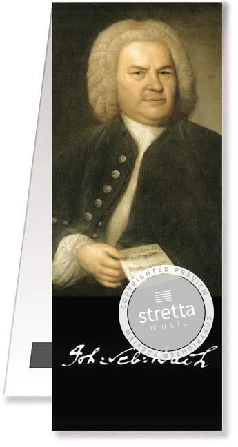 Bookmark magnetic - Bach Portrait