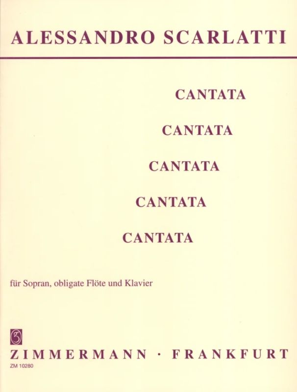 Alessandro Scarlatti - Cantata per soprano con flauto obbligato e Pianoforte