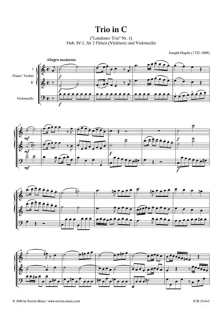 Joseph Haydn - Trio in C