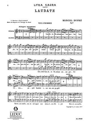 Marcel Dupré - Laudate Dominum Op. 9 No.4 (TB)