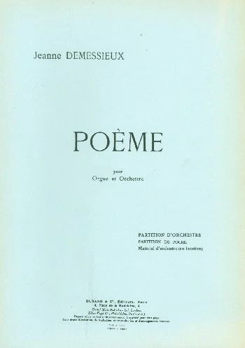 Jeanne Demessieux - Poeme Poche
