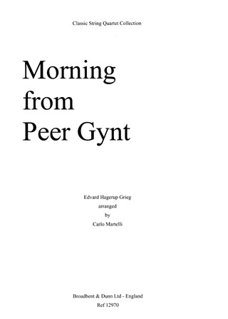 Edvard Grieg - Morning from Peer Gynt
