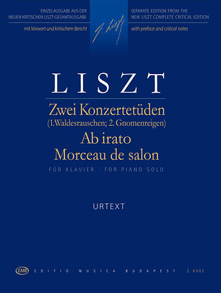 Franz Liszt - Two Concert Studies, Ab irato, Morceau de salon