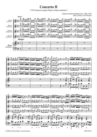 Johann Christian Schickhardt: Concerto II