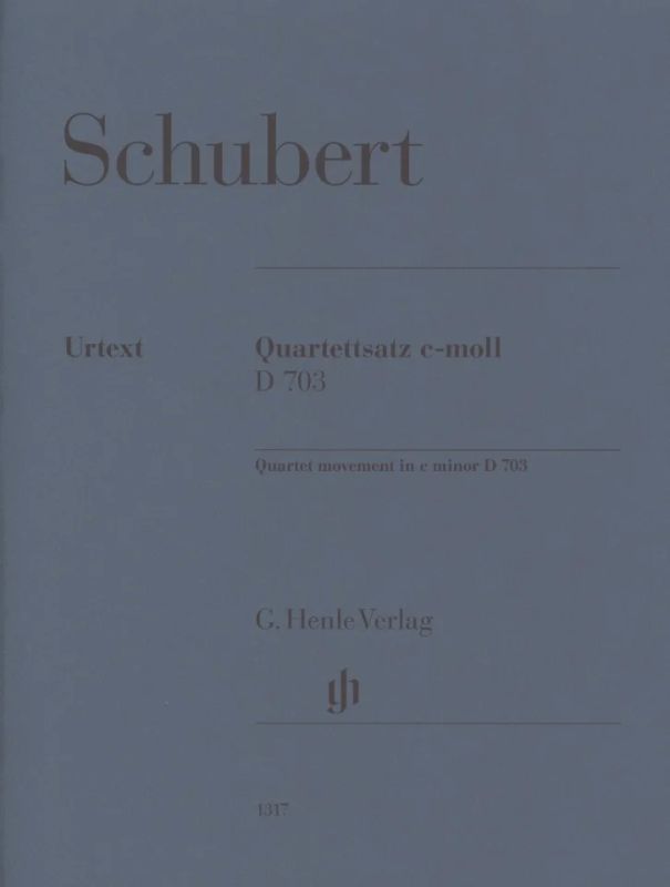 Franz Schubert - Quartet movement in c minor D 703