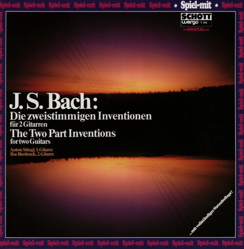 Johann Sebastian Bach: Die zweistimmigen Inventionen für zwei Gitarren (0)